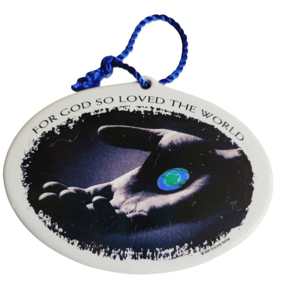 John 3:16 Bible Verse Christmas Ornament Confirmation Christian Gift Holiday